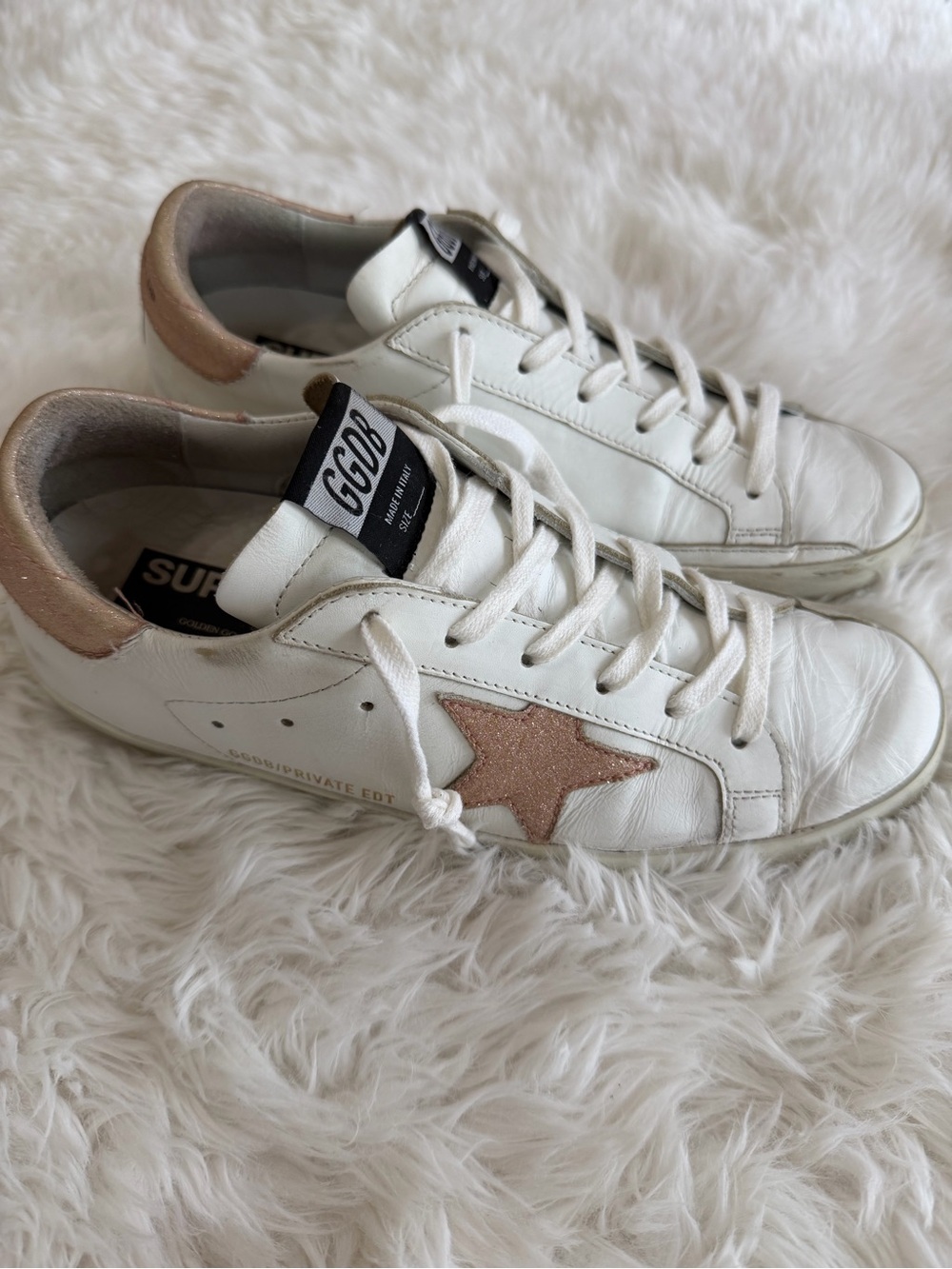 Golden Goose Deluxe Brand GGDB Private
Edition Superstar Sneakers - Size 39 US 9